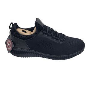 Skechers‎ Work Relaxed Mens Fit Cessnock Slip-Resistant Sneakers Black Sz 11.5